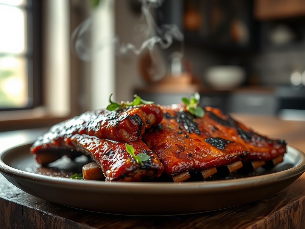 Smoked Hickory Ribs